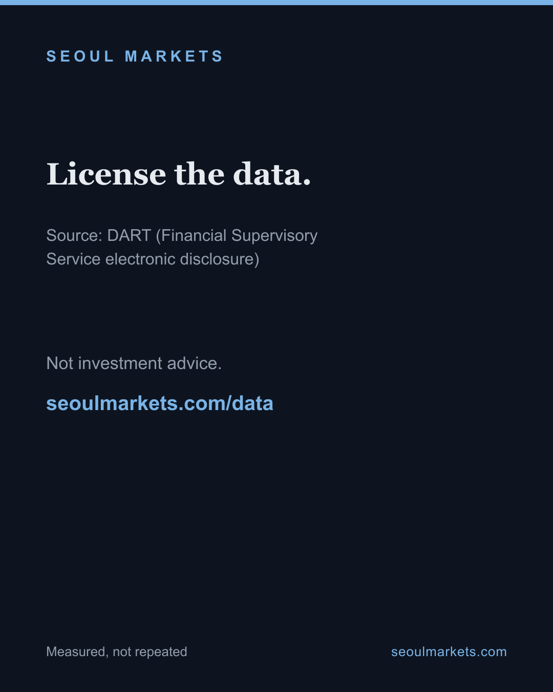 Five Korean firms filed share buybacks today. Only one is cancelling the shares. — card 5 of 5